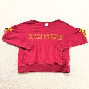 PINK Victoria's Secret Sweatshirt Womens XS‎ Red Iowa State Cyclones Pullover